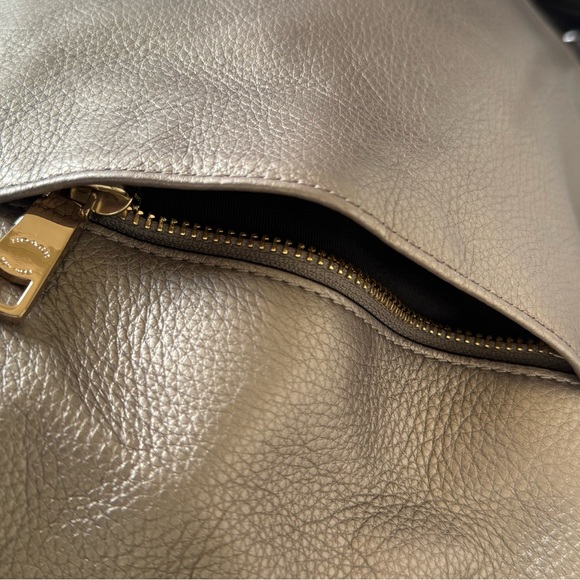 Coach hobo Crossbody bag metallic silver NWOT - Picture 10 of 17